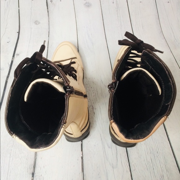 Khrio retro lacy up boots - Picture 5 of 9